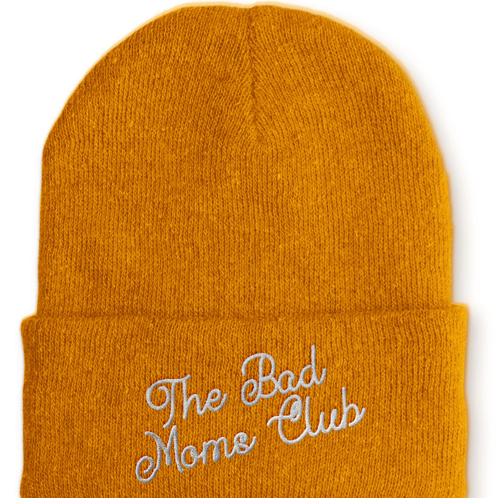 
                  
                    The Bad Moms Club Beanie Mütze mit Spruch - Mustard - Mütze
                  
                