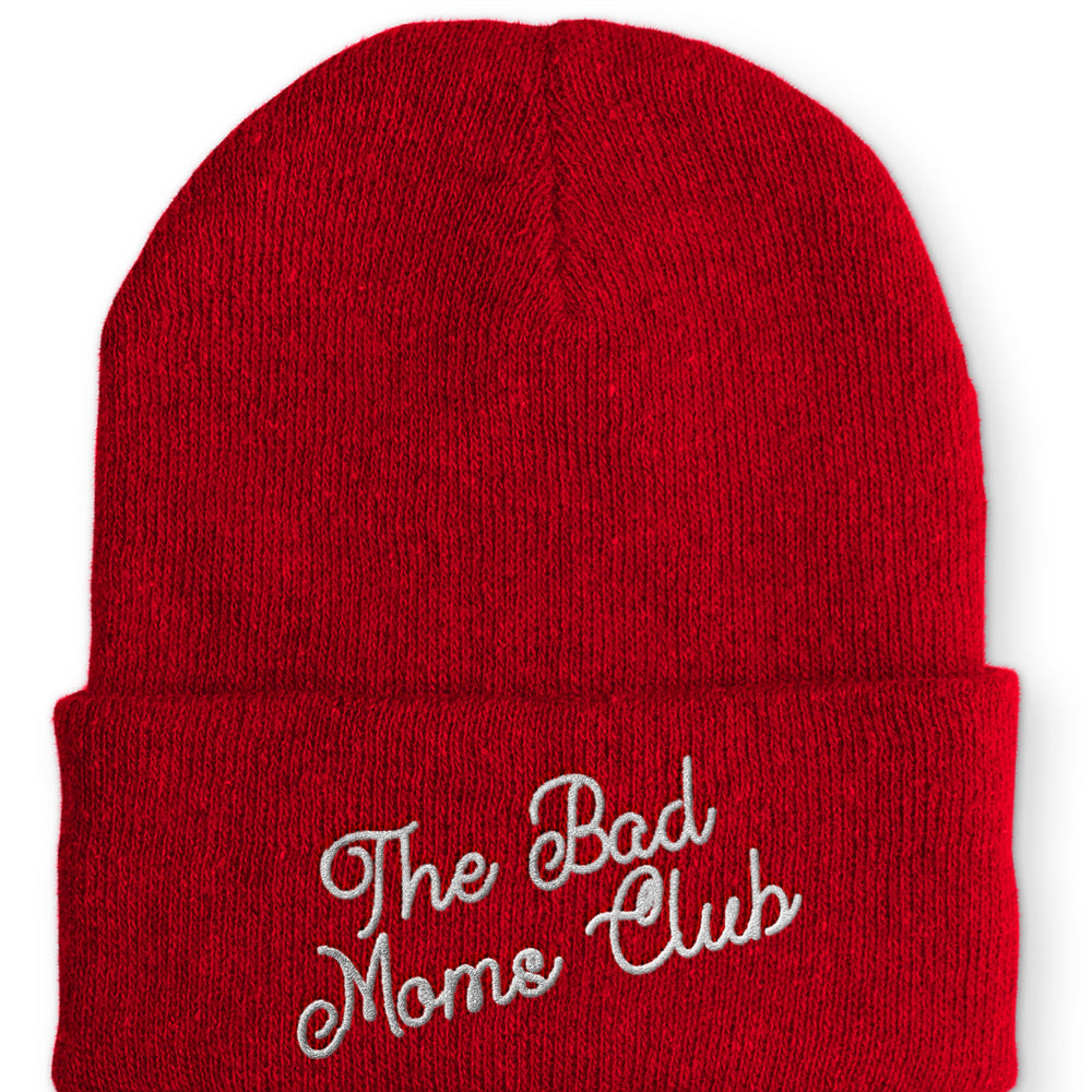 
                  
                    The Bad Moms Club Beanie Mütze mit Spruch - Rot - Mütze
                  
                