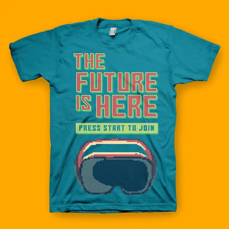 The Future Is Here Herren T-Shirt - tshirtladen - 