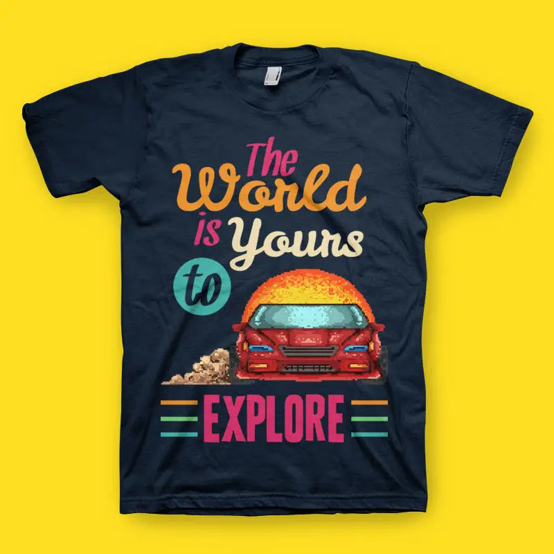 The World Is Yours To Explore Herren T - Shirt - XS