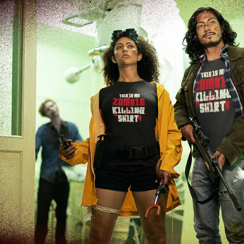 This is my Zombie killing Shirt Statement Damen T-Shirt - tshirtladen - 