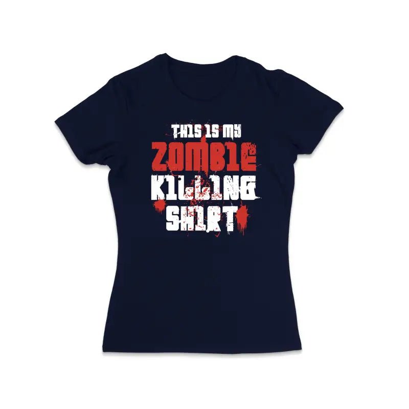 This is my Zombie killing Shirt Statement Damen T-Shirt - tshirtladen - 