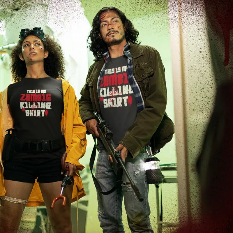 This is my Zombie killing Shirt Statement Herren T-Shirt - tshirtladen - 