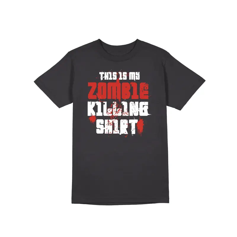 This is my Zombie killing Shirt Statement Herren T - Shirt - S / Dunkelgrau