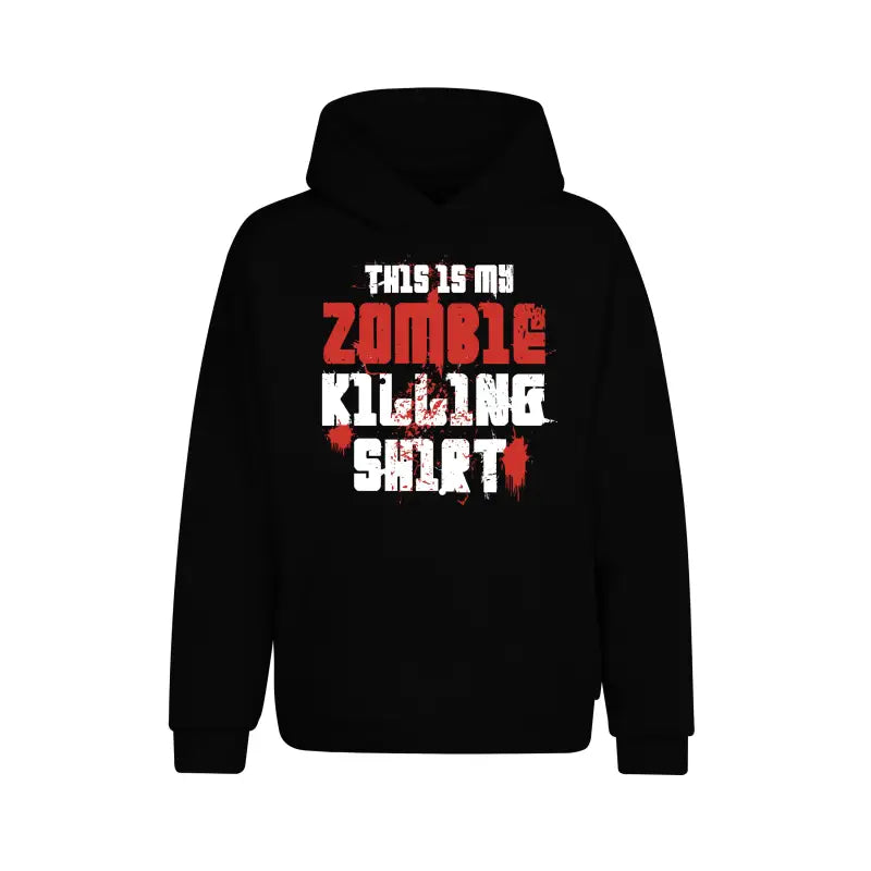 This is my Zombie killing Shirt Statement Hoodie Unisex - XS / Schwarz
