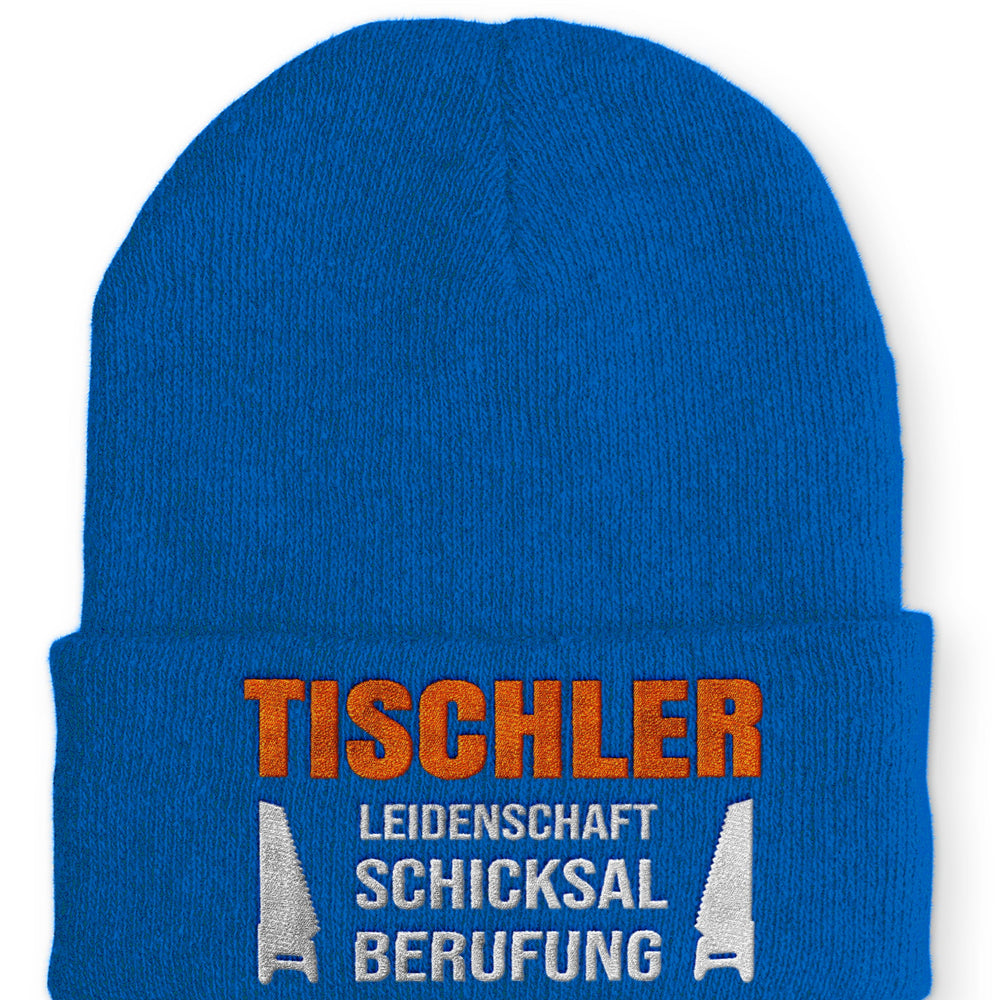 
                  
                    Tischler Leidenschaft Schicksal Berufung Beanie Mütze mit Spruch - Royal - Mütze
                  
                