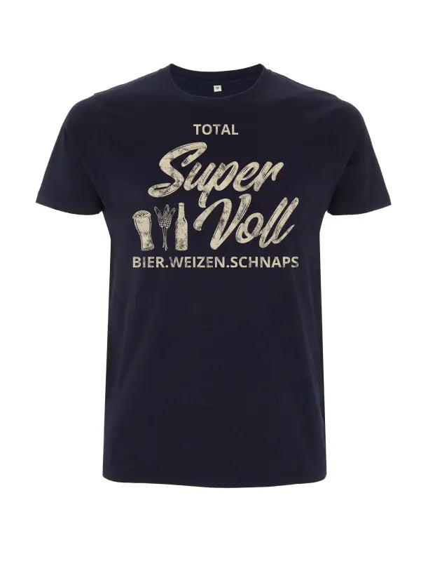 Total Super Voll Herren T - Shirt - S / Navy