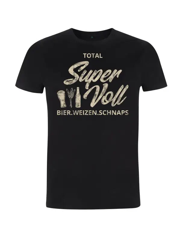 Total Super Voll Herren T - Shirt - S / Schwarz