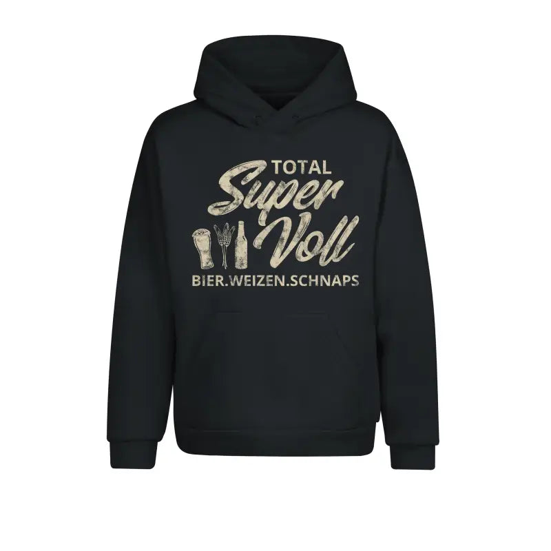 Total Super Voll Hoodie Unisex - XS / Charcoal (Heather)