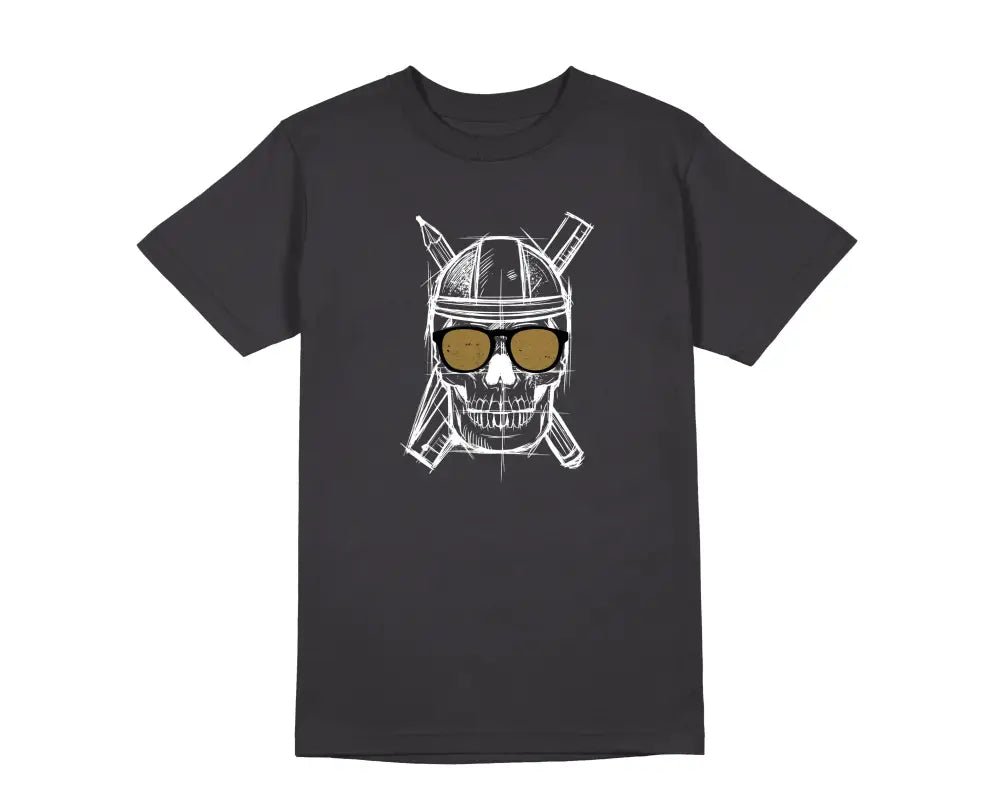 Totenkopf Handwerker Herren Unisex T-Shirt - tshirtladen - 