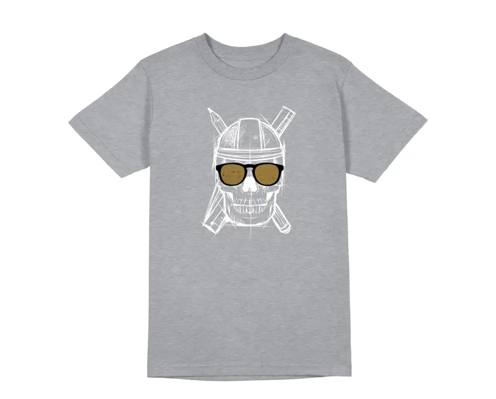 Totenkopf Handwerker Herren Unisex T-Shirt - tshirtladen - 