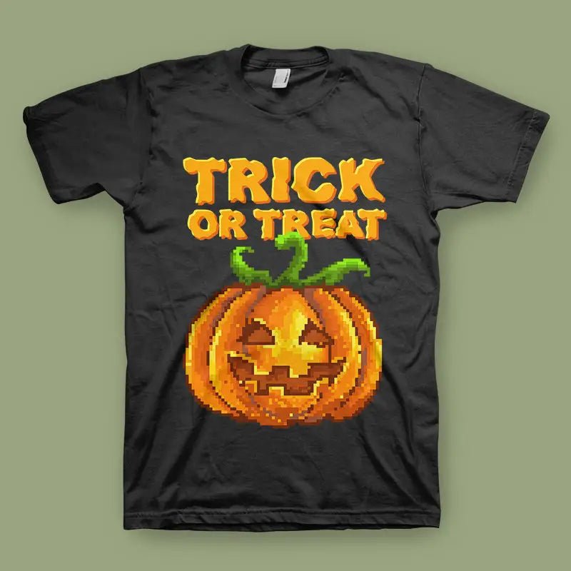 Trick Or Treat Halloween Jack O Lantern Herren T-Shirt - tshirtladen - 