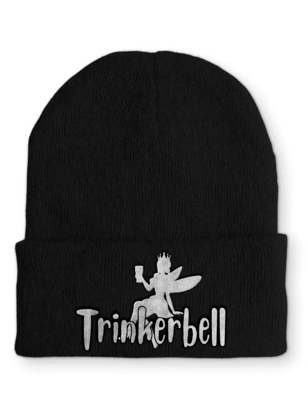 
                      
                        Trinkerbell Wintermütze Spruchmütze Beanie perfekt für die kalte Jahreszeit - Schwarz
                      
                    