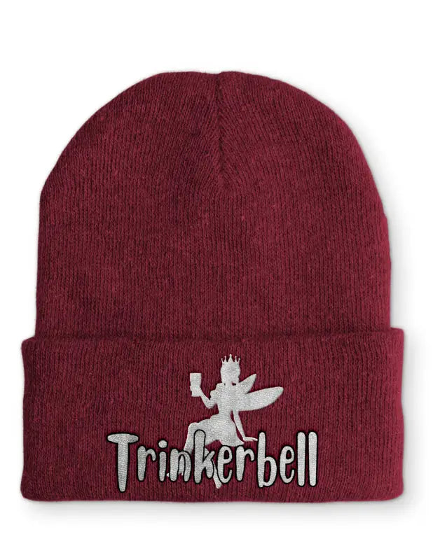 
                      
                        Trinkerbell Wintermütze Spruchmütze Beanie perfekt für die kalte Jahreszeit - Bordeaux
                      
                    