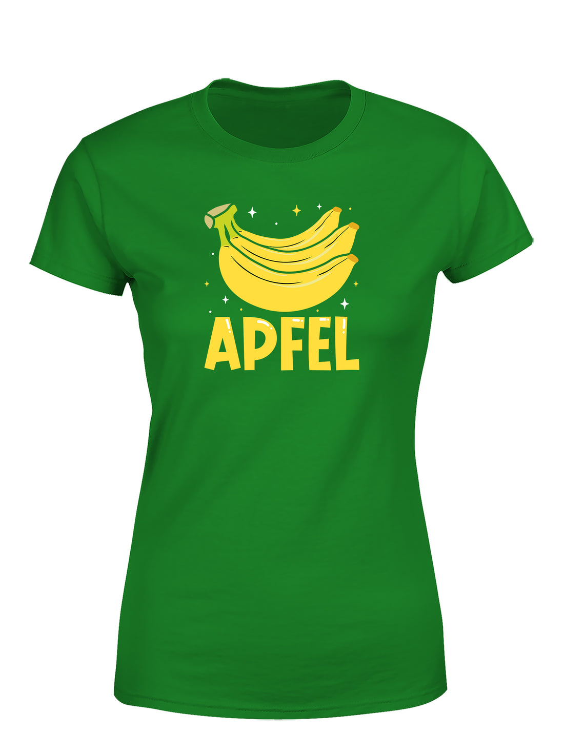 Apfel Banane Party Statement Damen T-Shirt