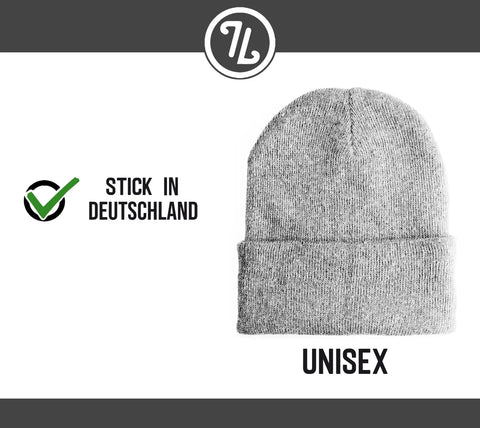 Beanie Mütze Bevor du fragst NEIN! Statement Beanie Mütze mit Spruch