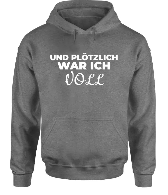 
                      
                        Und plötzlich war ich VOLL Partyhoodie Hoodie Unisex - XS / Grau
                      
                    