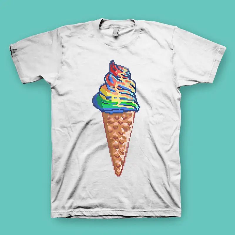 Unicream Einhorneis Herren T-Shirt - tshirtladen - 
