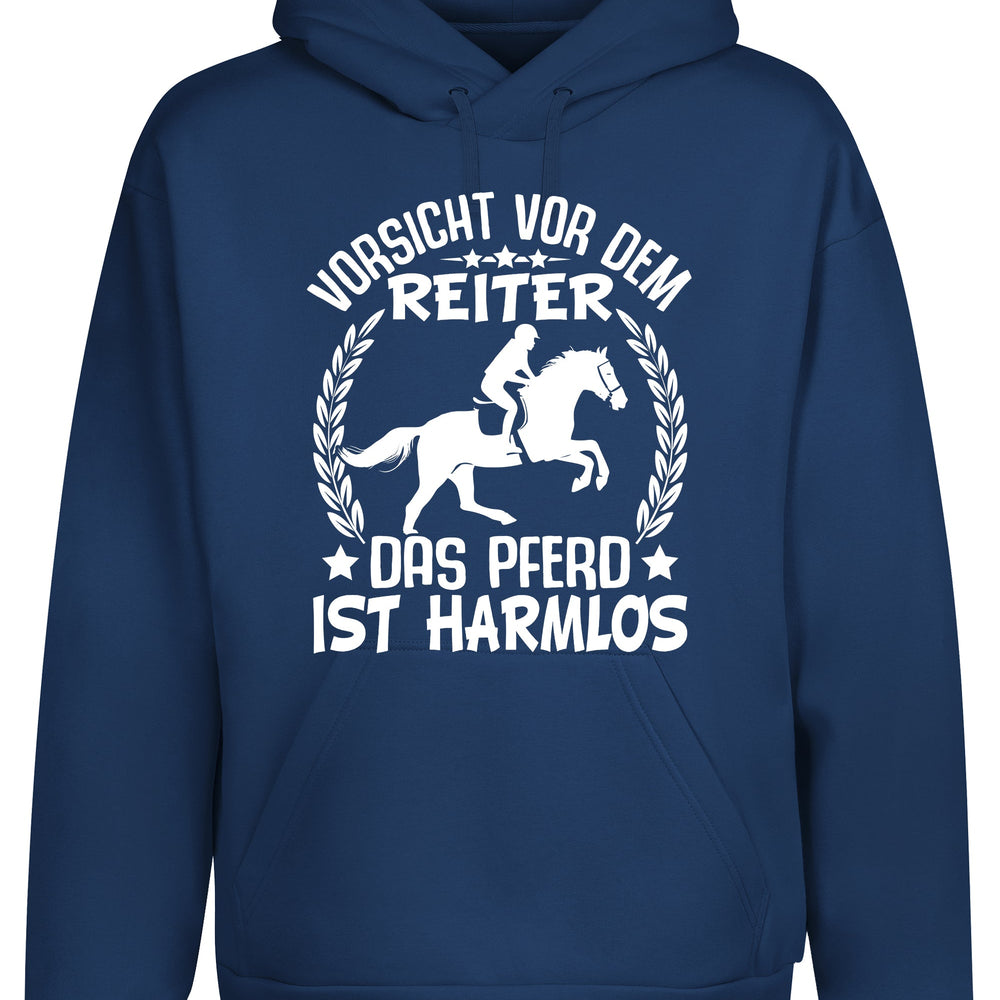 
                      
                        Vorsicht vor dem Reiter Hoodie Kapuzenpullover Unisex
                      
                    