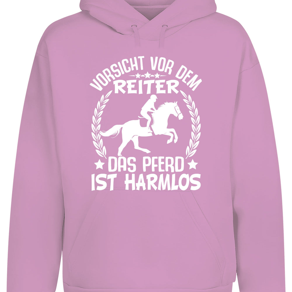 
                      
                        Vorsicht vor dem Reiter Hoodie Kapuzenpullover Unisex
                      
                    