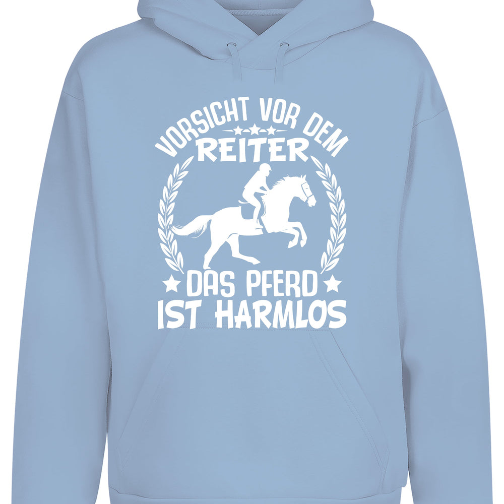 
                      
                        Vorsicht vor dem Reiter Hoodie Kapuzenpullover Unisex
                      
                    