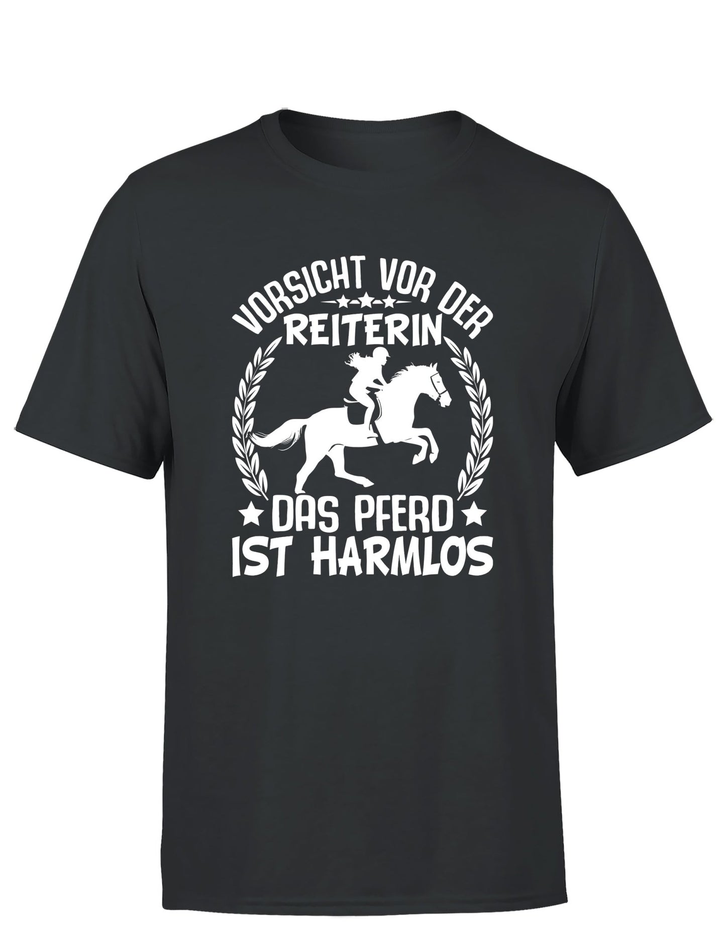 Vorsicht vor der Reiterin Herren T-Shirt - tshirtladen - T-Shirt