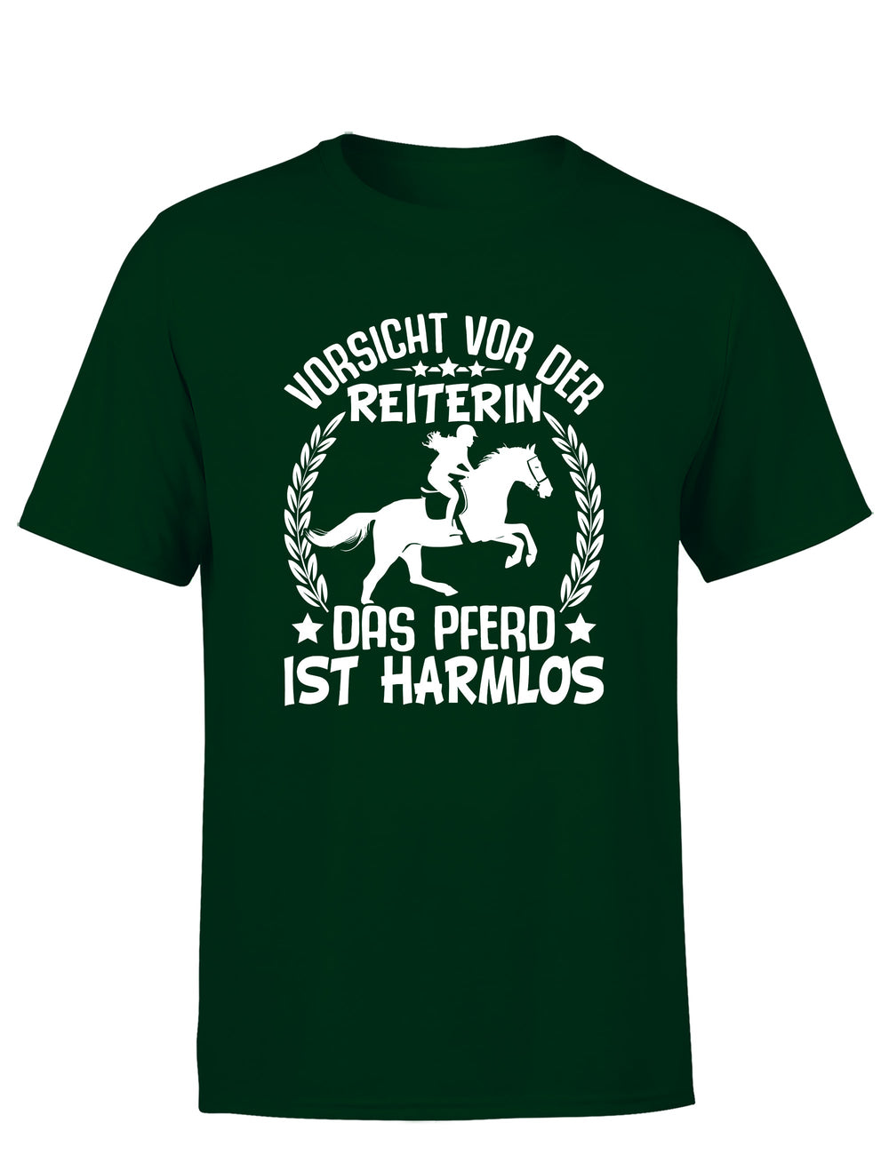 Vorsicht vor der Reiterin Herren T-Shirt