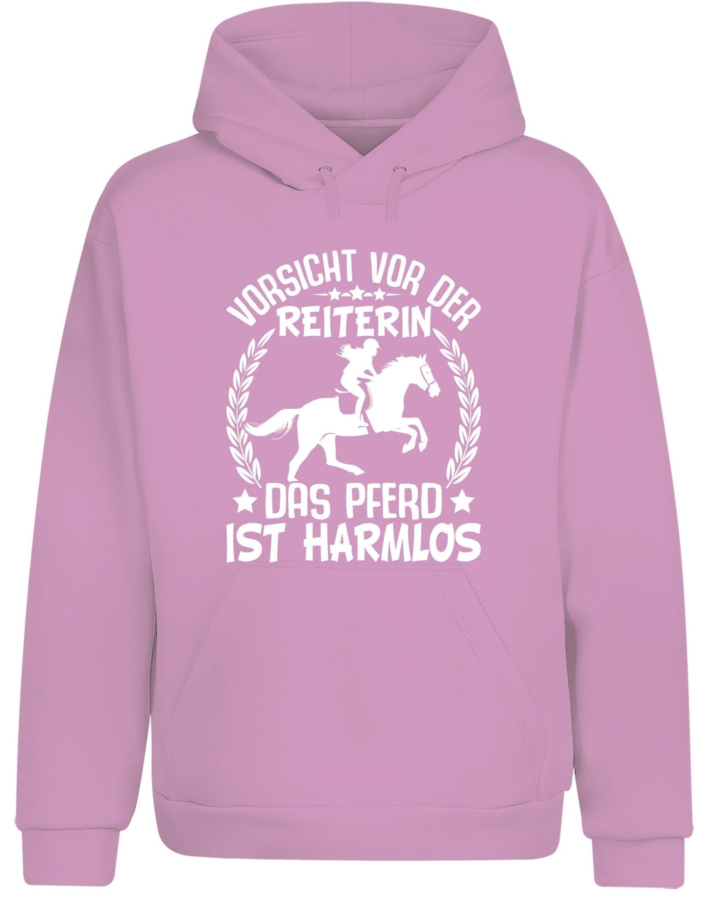 Vorsicht vor der Reiterin Hoodie Kapuzenpullover Unisex - tshirtladen - Hoodie