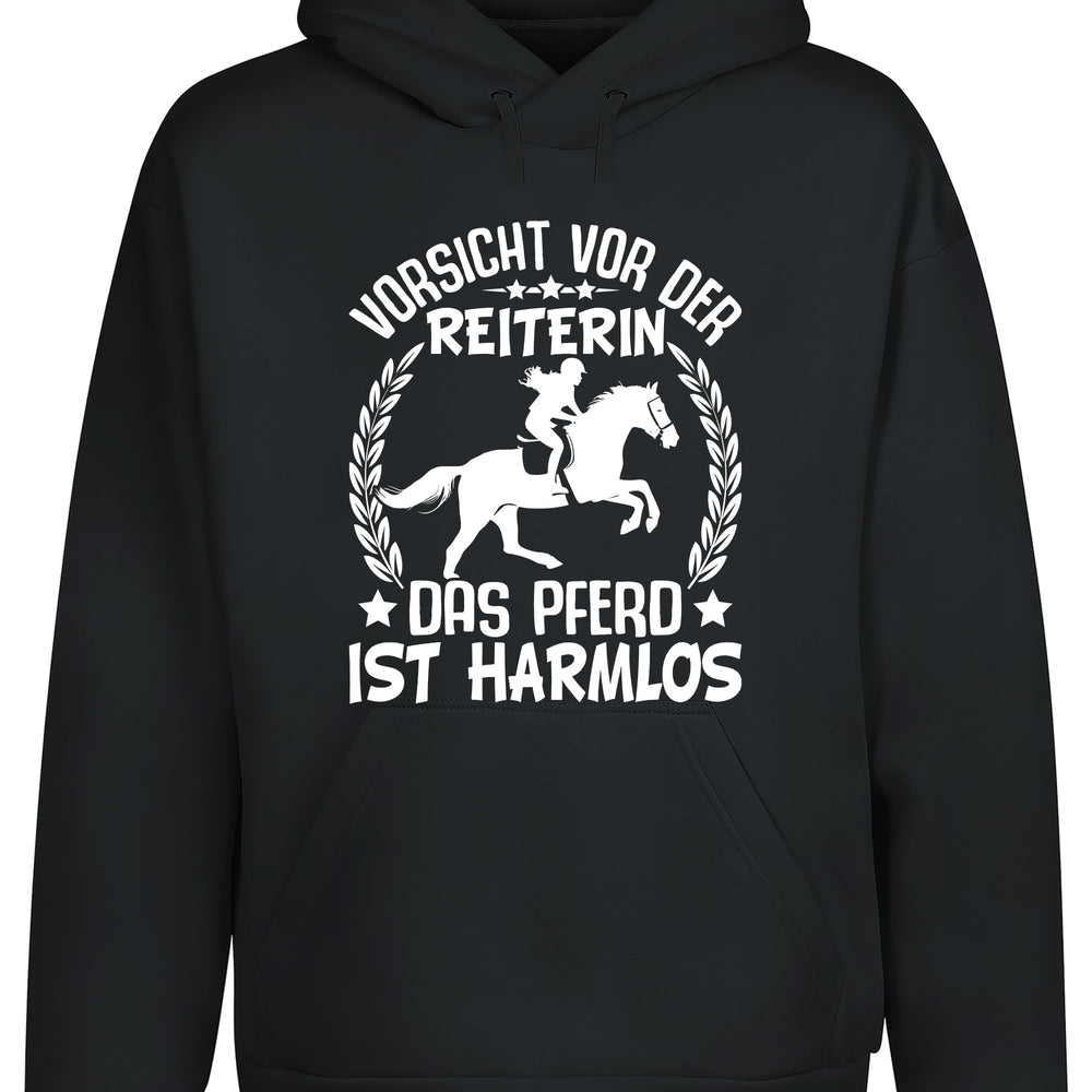 
                      
                        Vorsicht vor der Reiterin Hoodie Kapuzenpullover Unisex
                      
                    