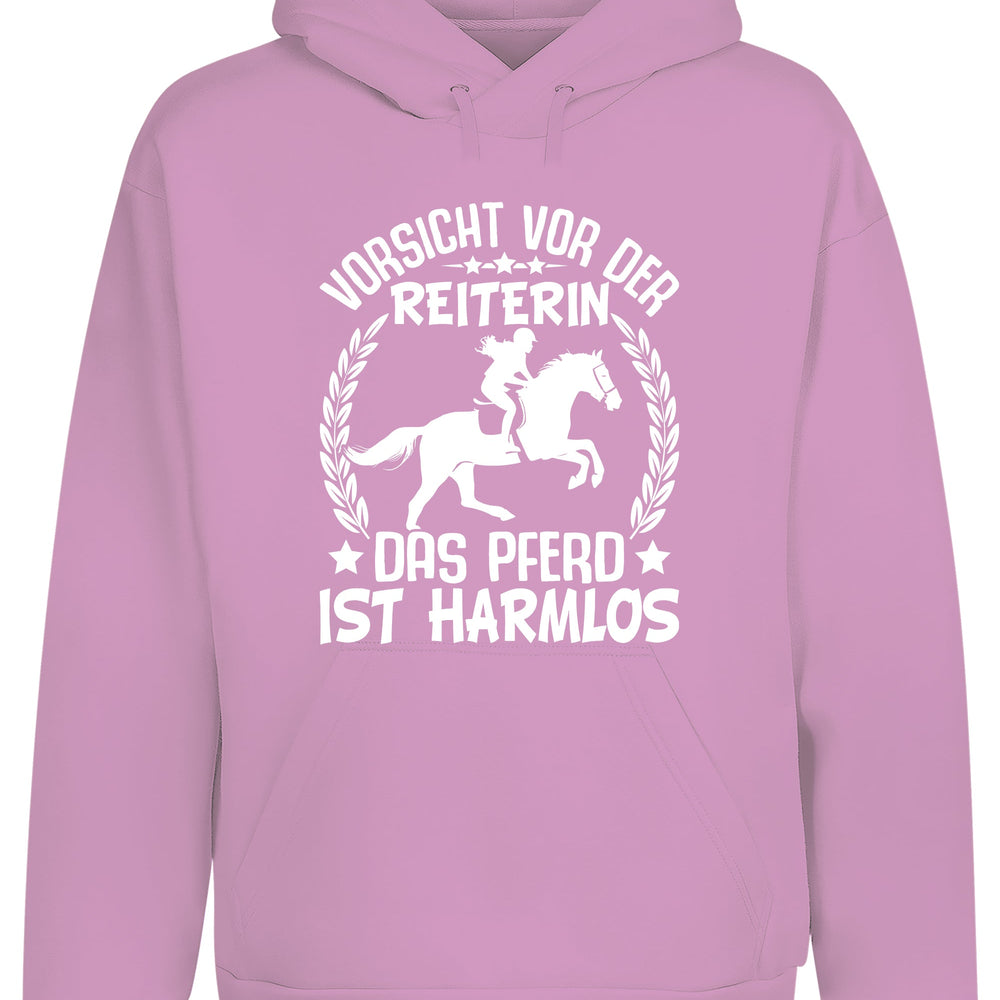 
                      
                        Vorsicht vor der Reiterin Hoodie Kapuzenpullover Unisex
                      
                    