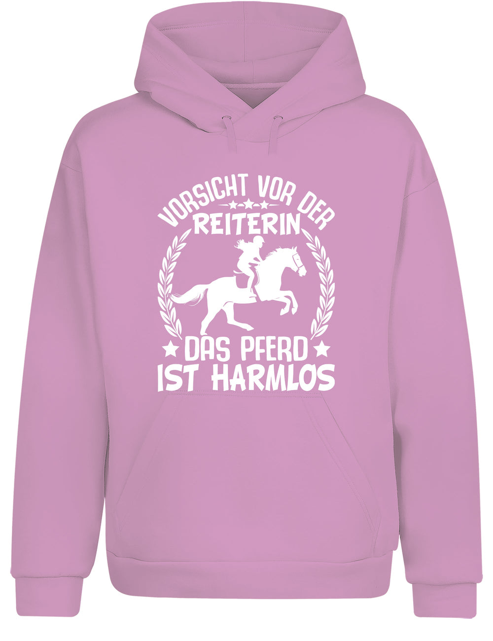 Vorsicht vor der Reiterin Hoodie Kapuzenpullover Unisex