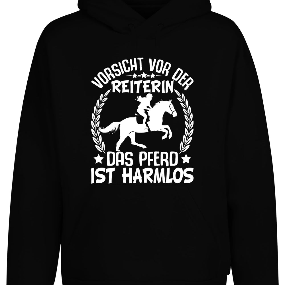 
                      
                        Vorsicht vor der Reiterin Hoodie Kapuzenpullover Unisex
                      
                    