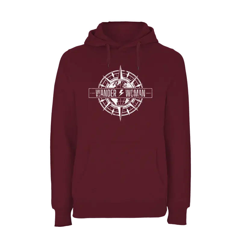 
                      
                        Wander Woman Hoodie Unisex - XS / Burgundy
                      
                    