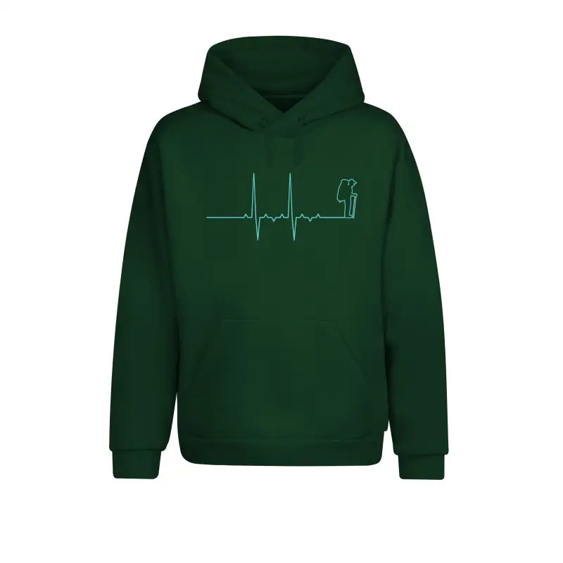 
                      
                        Wandern Herzschlag Outdoor Hoodie Unisex - XS / Dunkelgrün
                      
                    