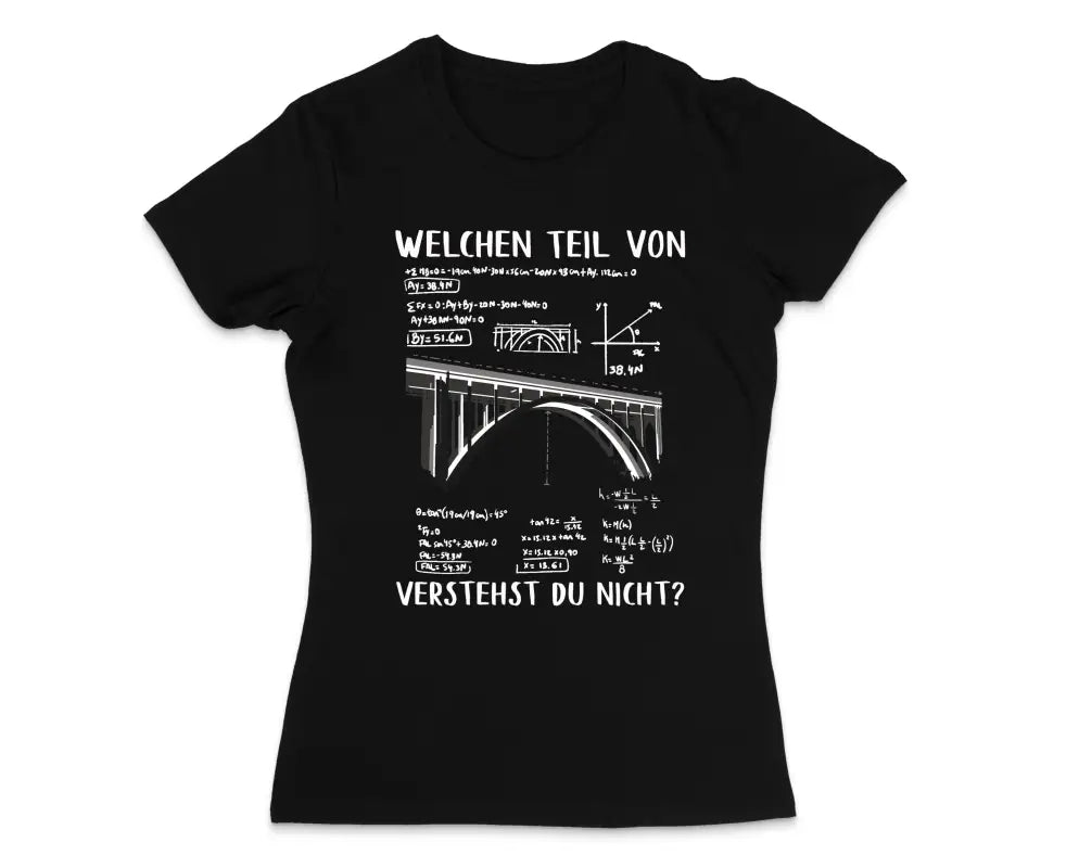 
                      
                        Welchen Teil von verstehst du nicht? Damen T - Shirt - S / Schwarz
                      
                    