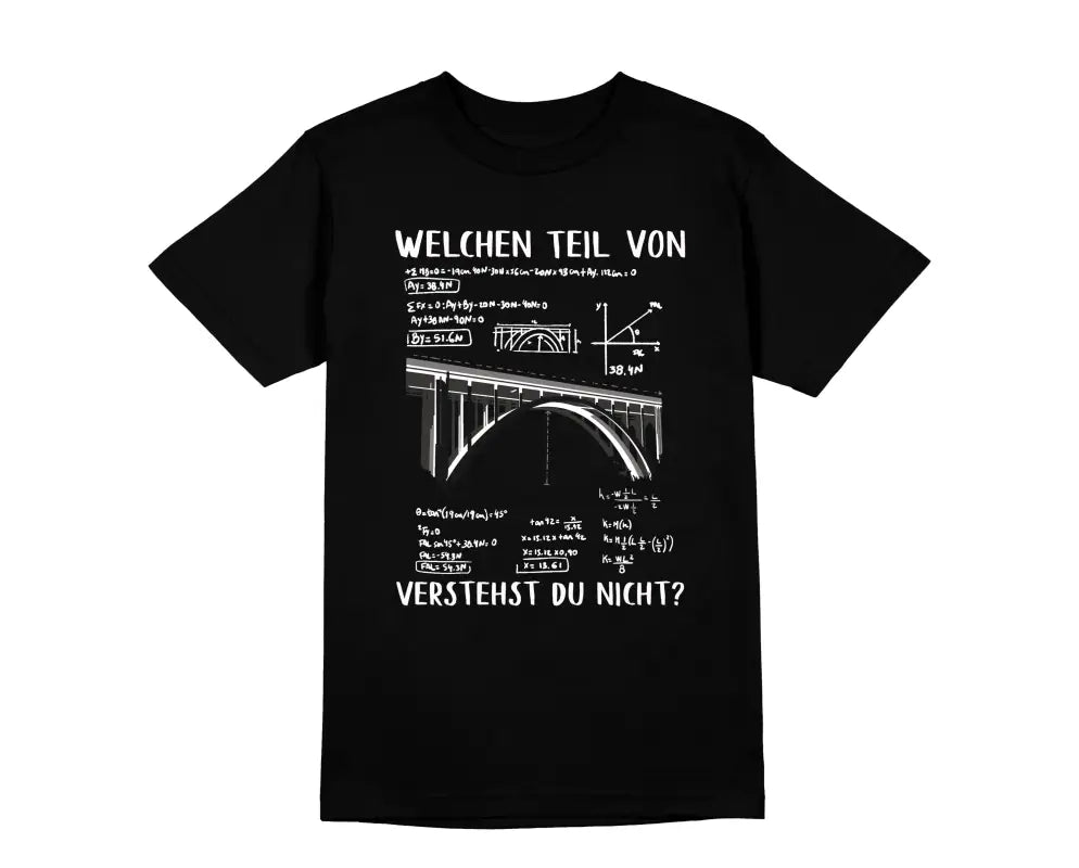 
                      
                        Welchen Teil von verstehst du nicht? Herren Unisex T - Shirt - S / Schwarz
                      
                    