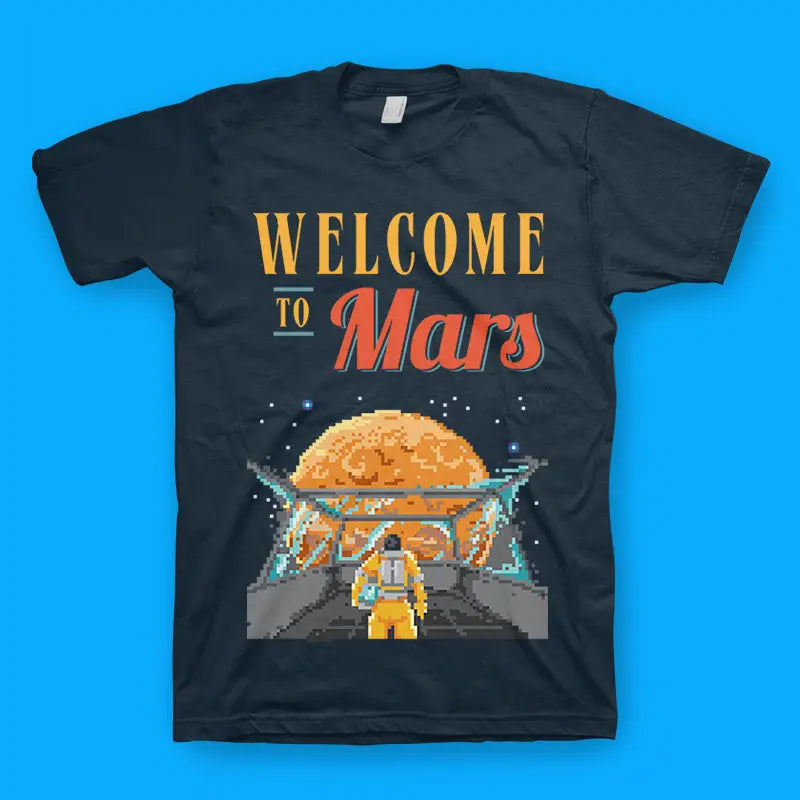 Welcome To Mars Herren T - Shirt - XS