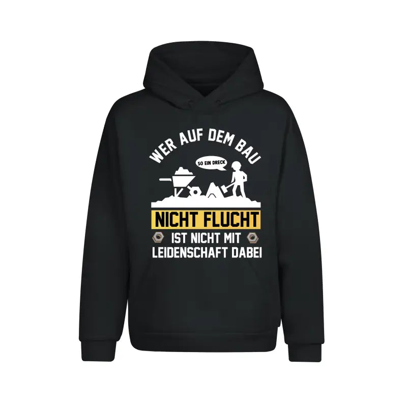 
                      
                        Wer auf dem Bau nicht Flucht ist mit Leidenschaft dabei Handwerker Hoodie Unisex - XS / Dunkelgrau
                      
                    