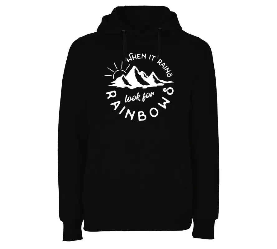 When it rains look for rainbows 2.0 Hoodie Unisex - tshirtladen - 