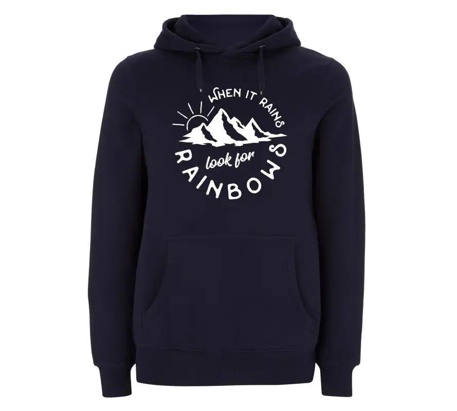 When it rains look for rainbows 2.0 Hoodie Unisex - tshirtladen - 