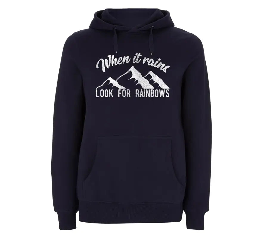 
                      
                        When it rains look for rainbows hoodie Unisex - XS / Navy
                      
                    