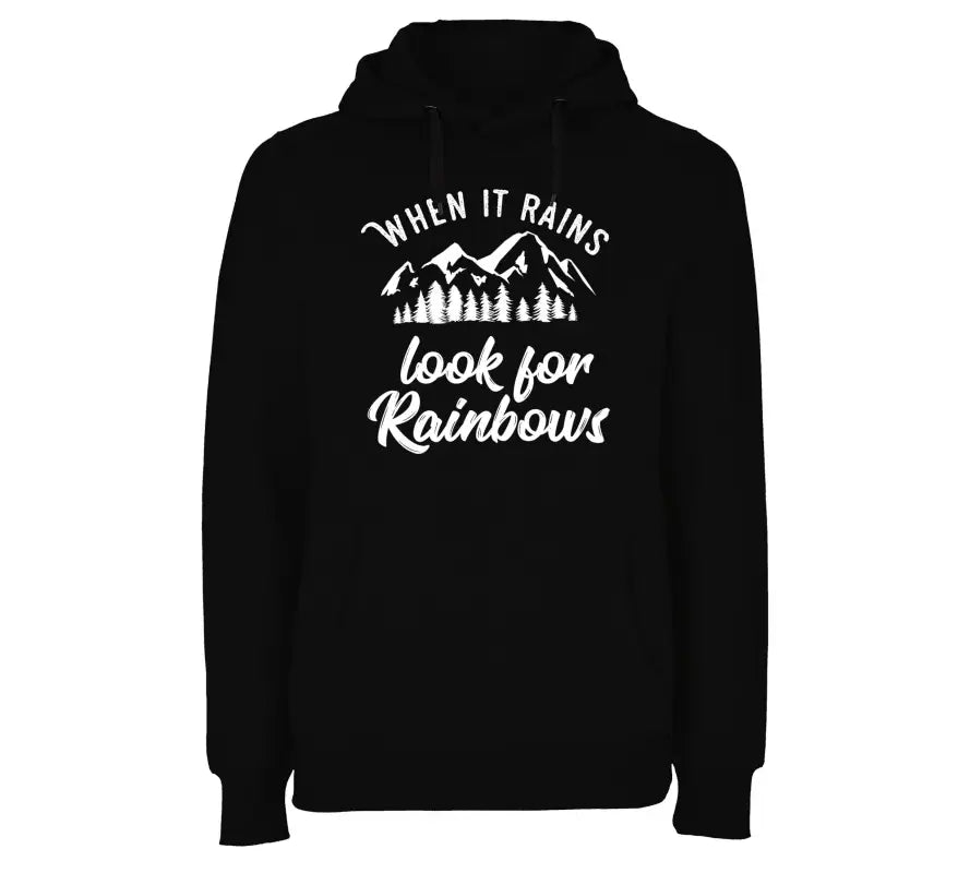 When it rains look for rainbows v2 Hoodie Unisex - tshirtladen - 