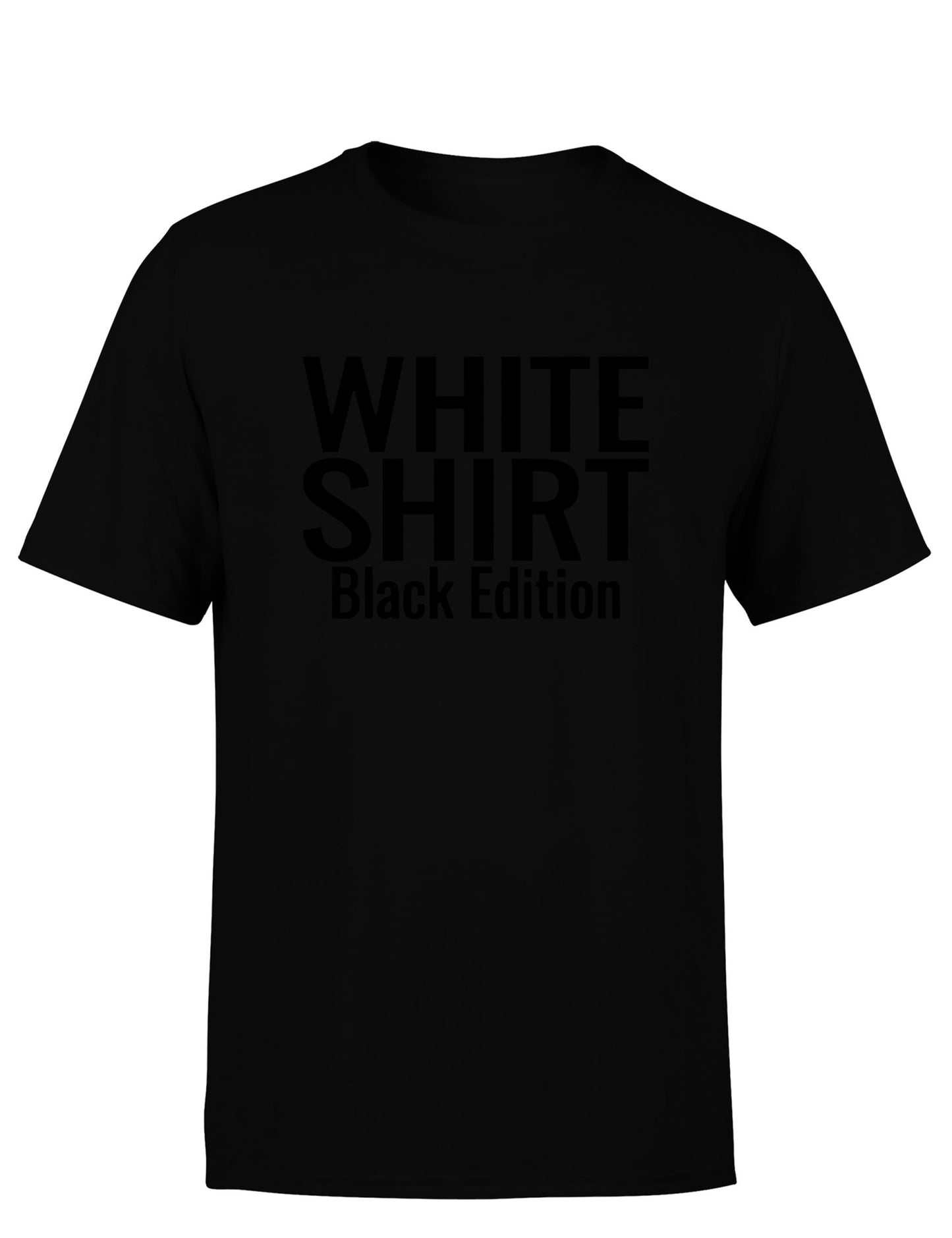 White Shirt Black Edition – Das freche Herren T-Shirt - tshirtladen - T-Shirt