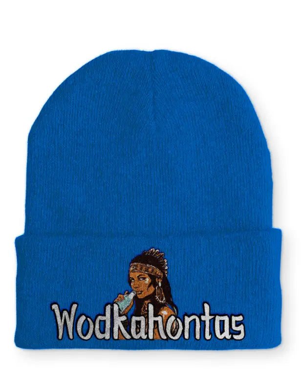 Wodkahontas Statement Beanie Mütze mit Spruch - tshirtladen - Mütze