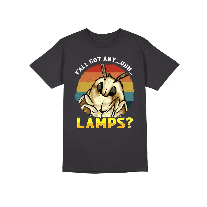 Y’all got any... uhhh... Lamps? Motten Tierfan Herren Unisex T - Shirt - S / Dunkelgrau