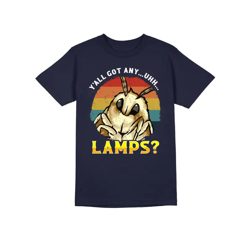 
                      
                        Y’all got any... uhhh... Lamps? Motten Tierfan Herren Unisex T - Shirt - S / Navy
                      
                    