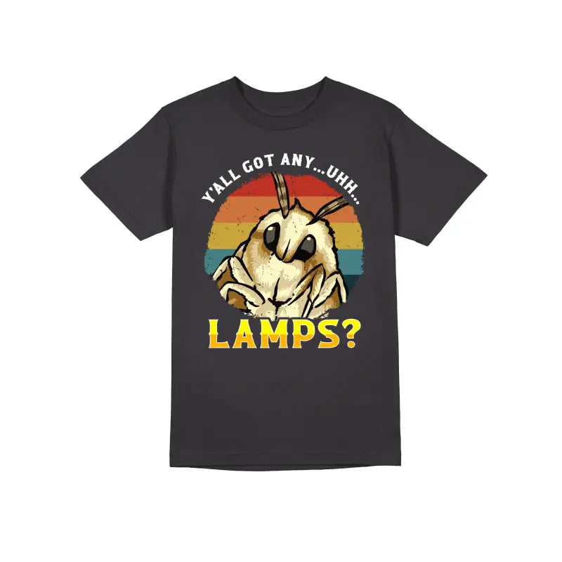 
                      
                        Y’all got any... uhhh... Lamps? Motten Tierfan Herren Unisex T - Shirt - S / Dunkelgrau
                      
                    