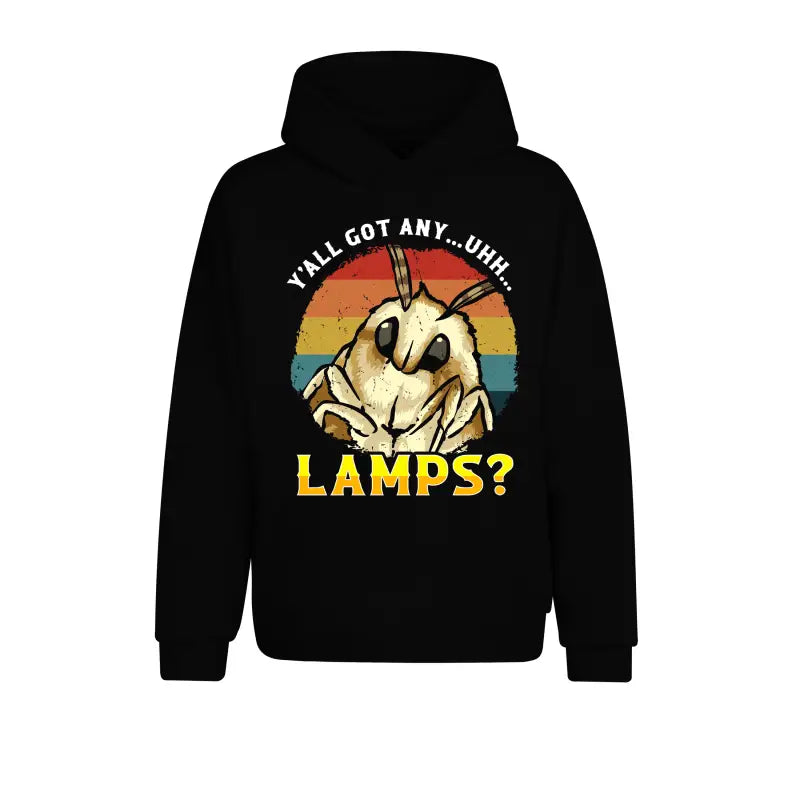 
                      
                        Y’all got any... uhhh... Lamps? Motten Tierfan Hoodie Unisex - XS / Schwarz
                      
                    