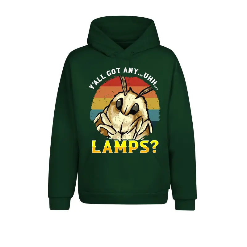 
                      
                        Y’all got any... uhhh... Lamps? Motten Tierfan Hoodie Unisex - XS / Dunkelgrün
                      
                    