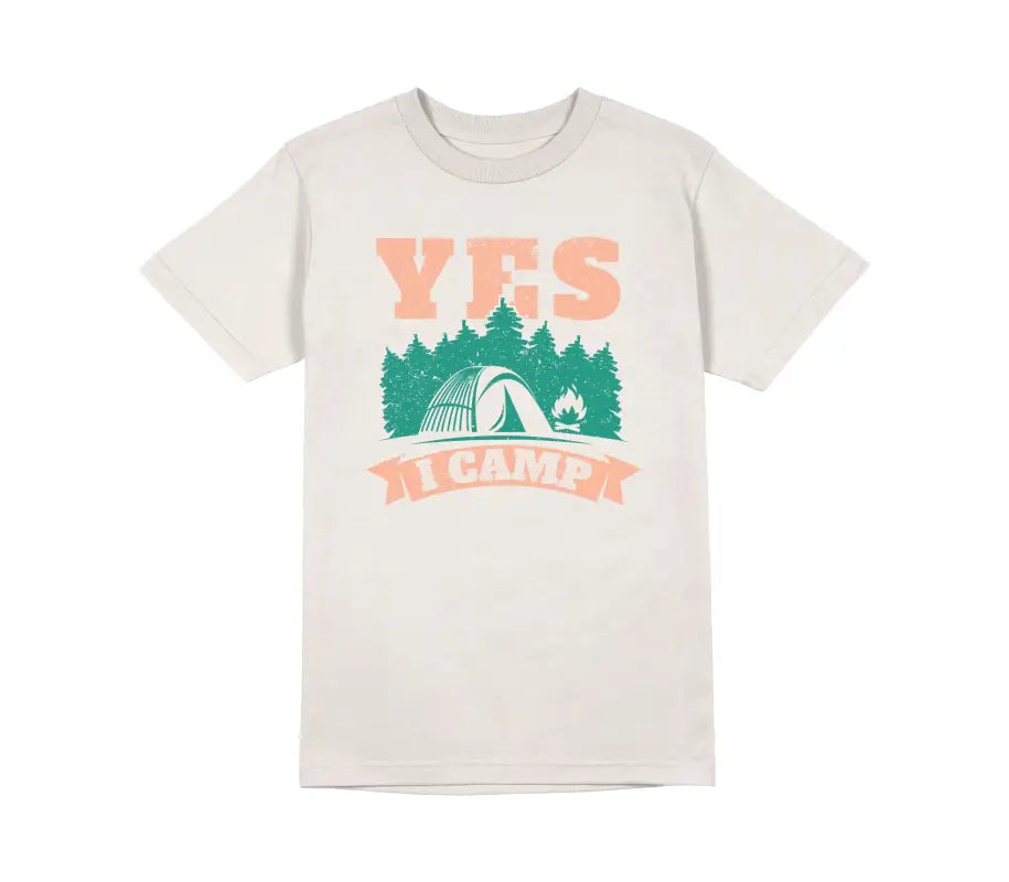 Yes I Camp recycled Unisex T - Shirt - XS / Natur